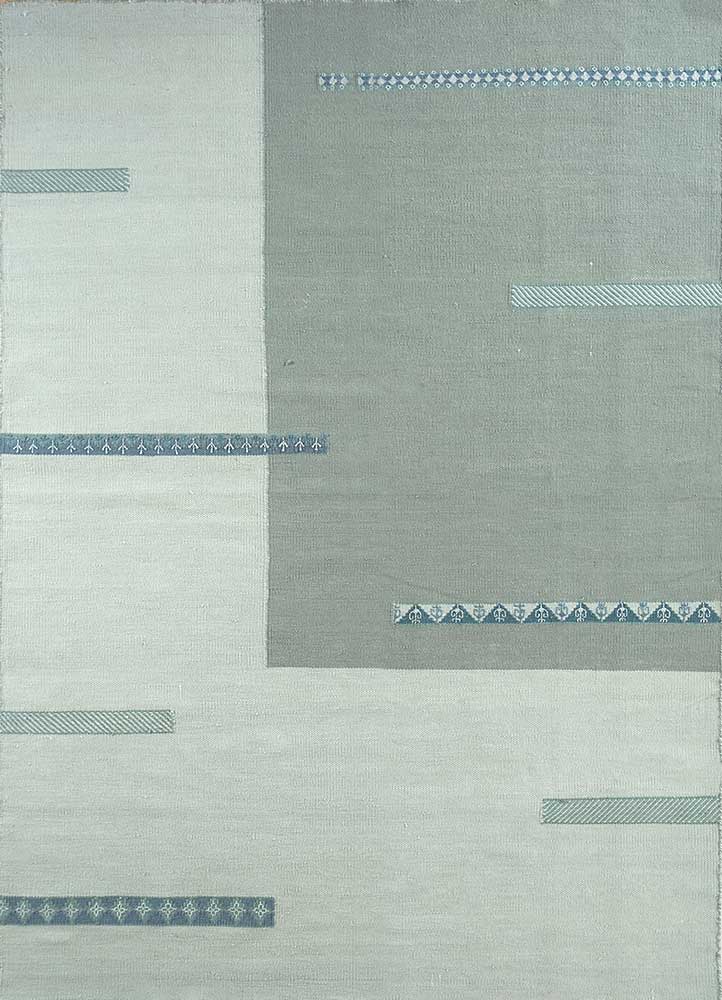 Wollteppich - 180 x 270 cm - türkis