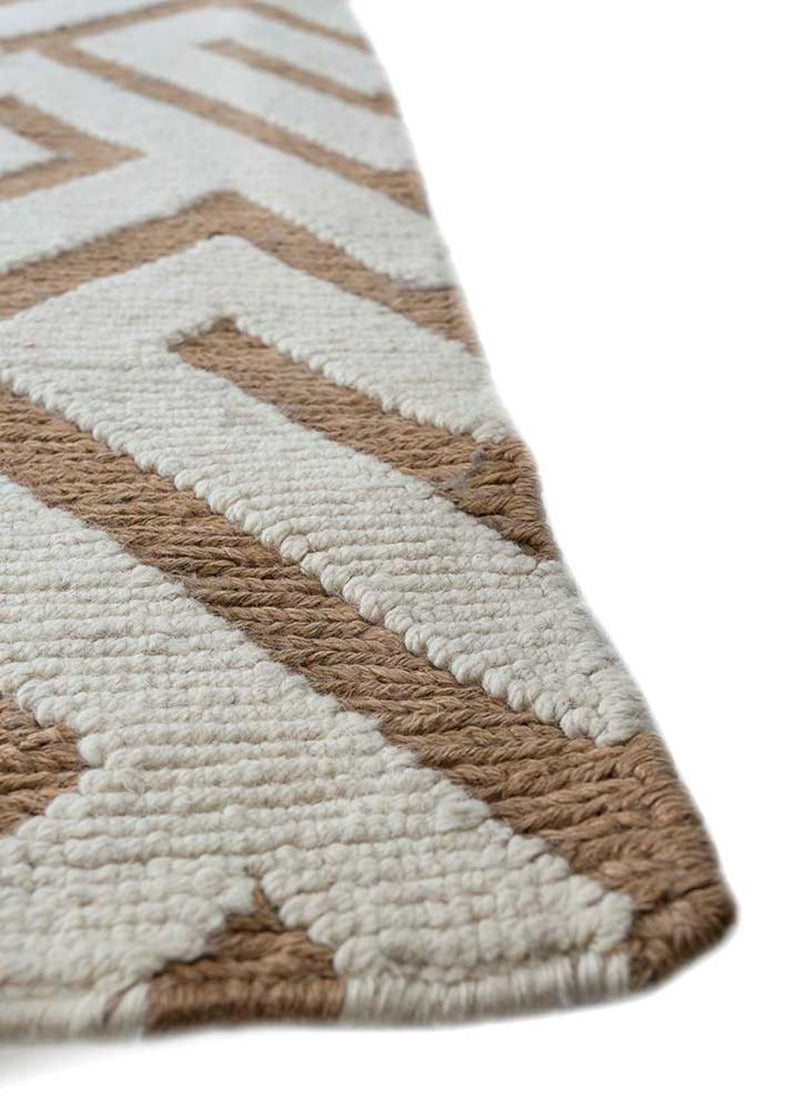 Wollteppich - 390 x 465 cm - beige