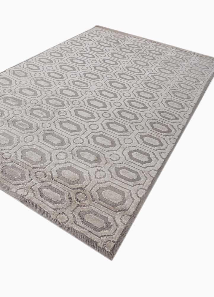 Designer Teppich - 180 x 270 cm - hellgrau
