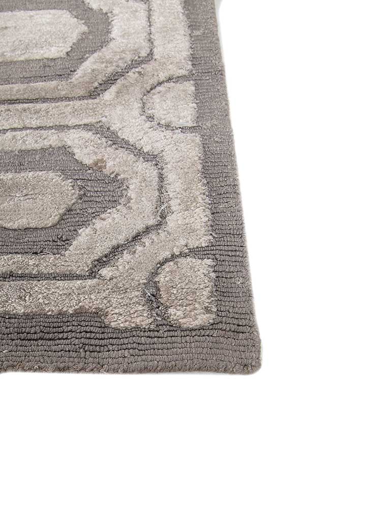 Designer Teppich - 180 x 270 cm - hellgrau