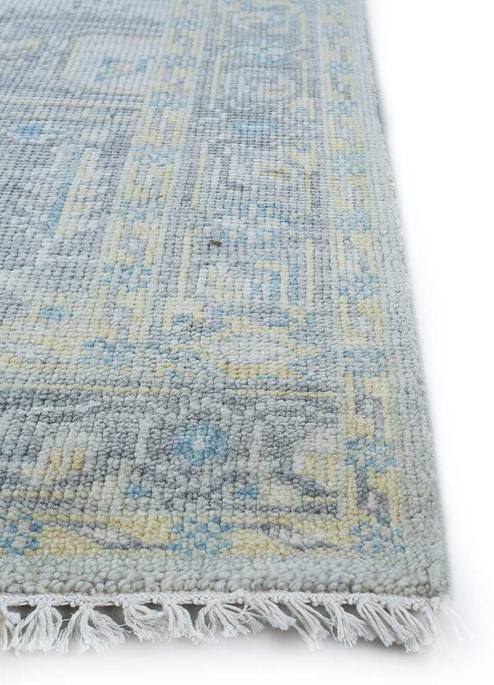Wollteppich - 180 x 270 cm - hellblau