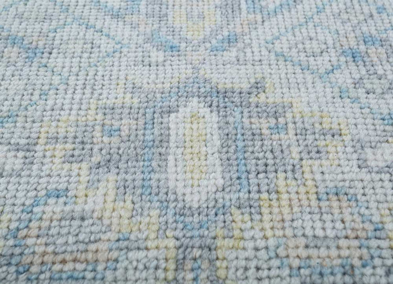 Wollteppich - 180 x 270 cm - hellblau