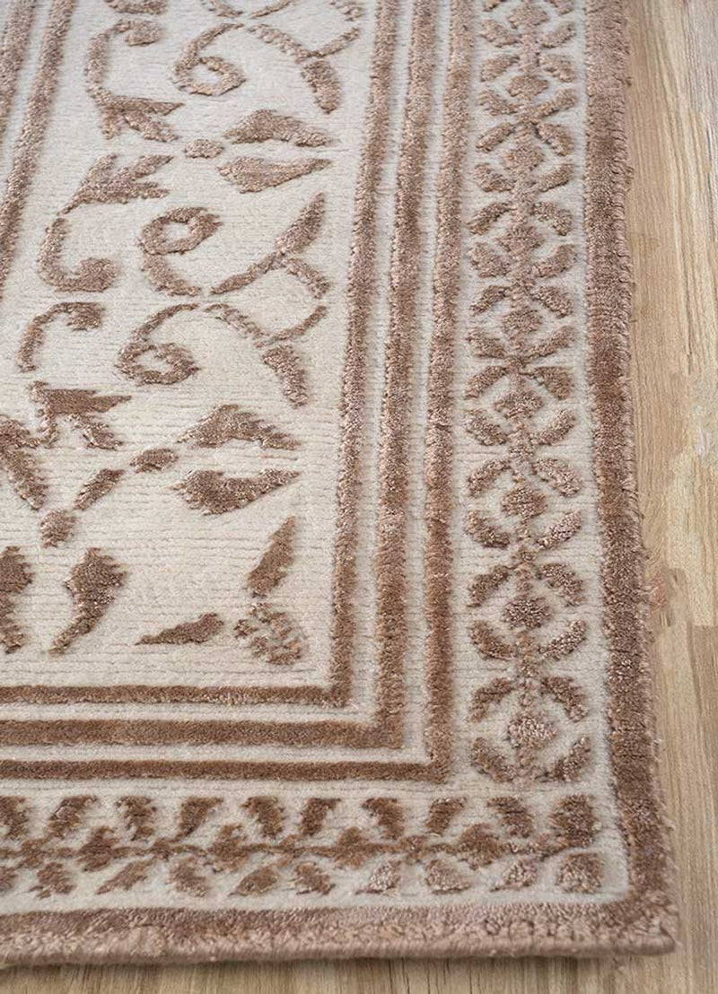 Wollteppich - 180 x 270 cm - hellgrau