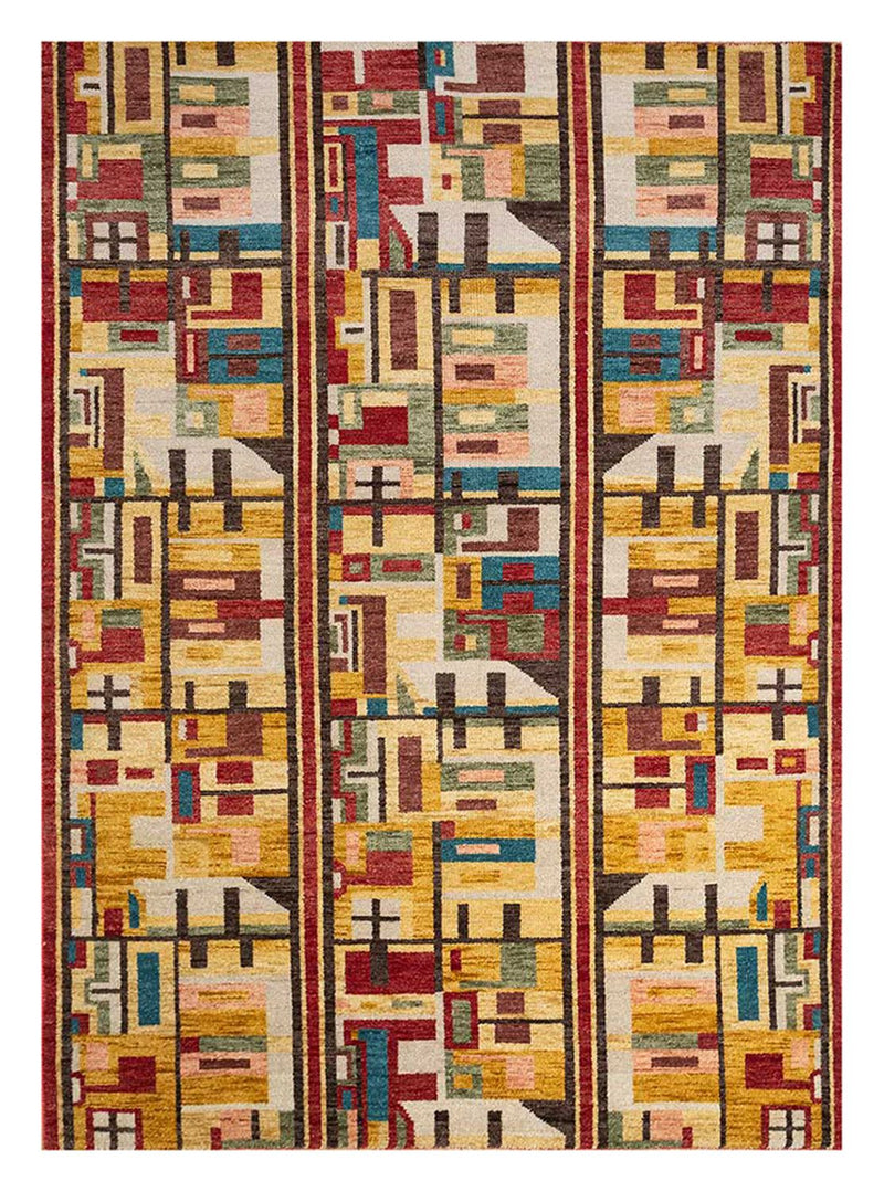 Wollteppich - 180 x 270 cm - orange