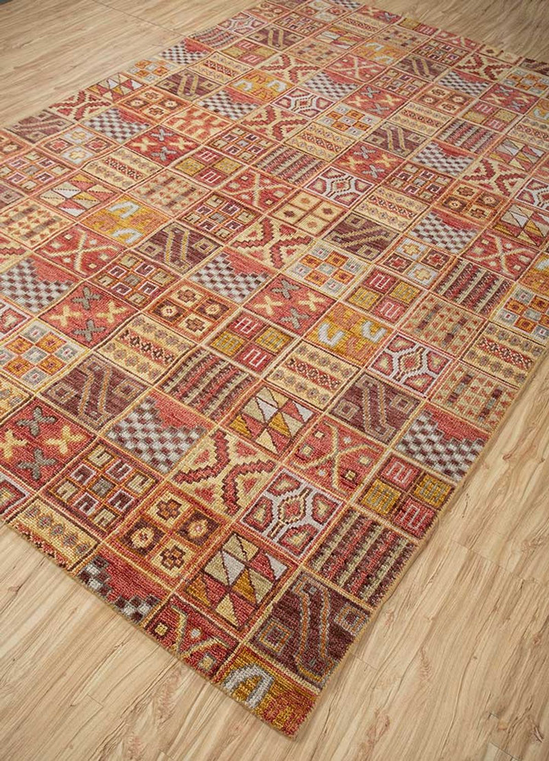 Wollteppich - 180 x 270 cm - mehrfarbig