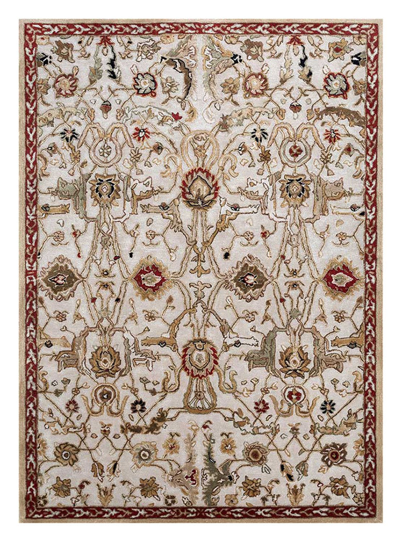 Wollteppich - 180 x 270 cm - creme