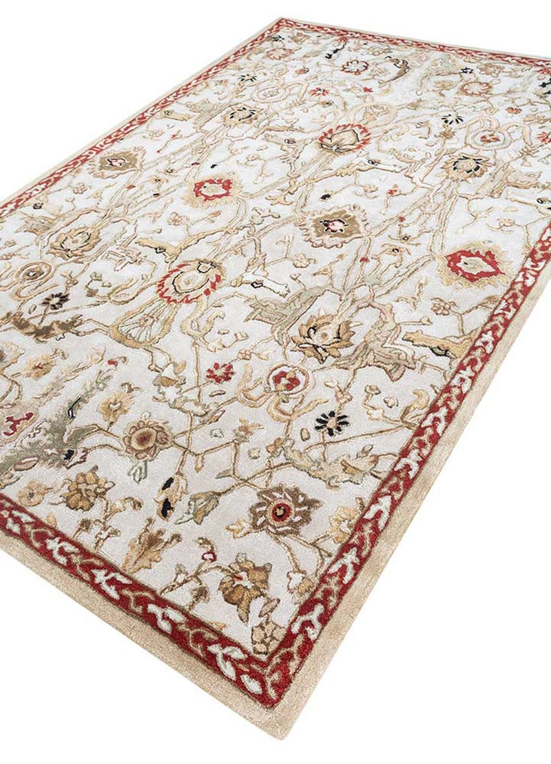 Wollteppich - 180 x 270 cm - creme