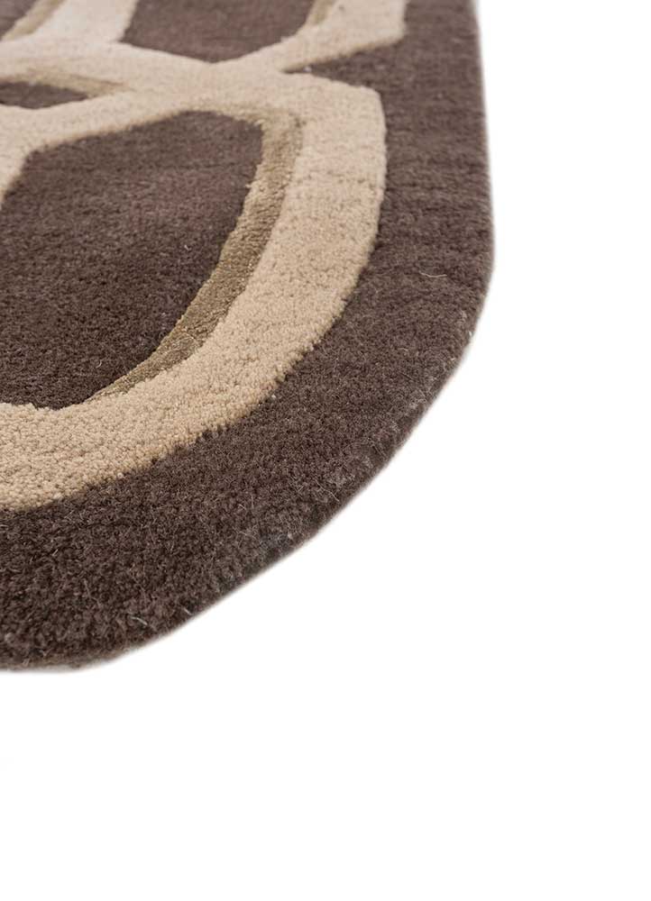 Wollteppich sonderform  - 180 x 270 cm - beige