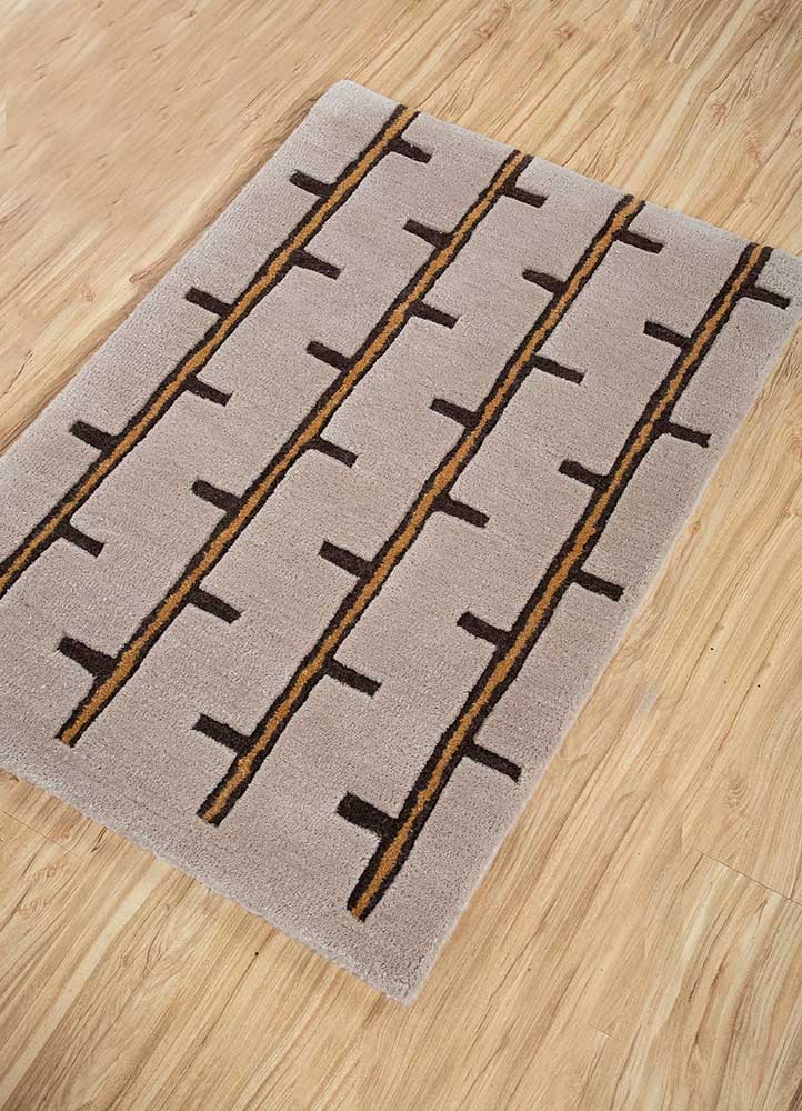 Wollteppich - 60 x 90 cm - creme