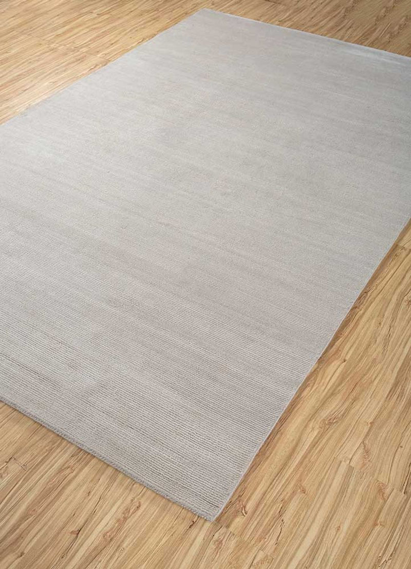 Wollteppich - 180 x 270 cm - hellgrau
