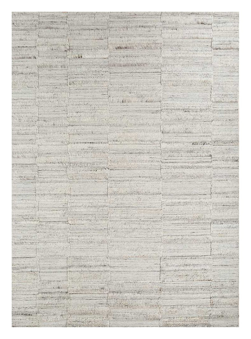 Wollteppich - 240 x 300 cm - weiß