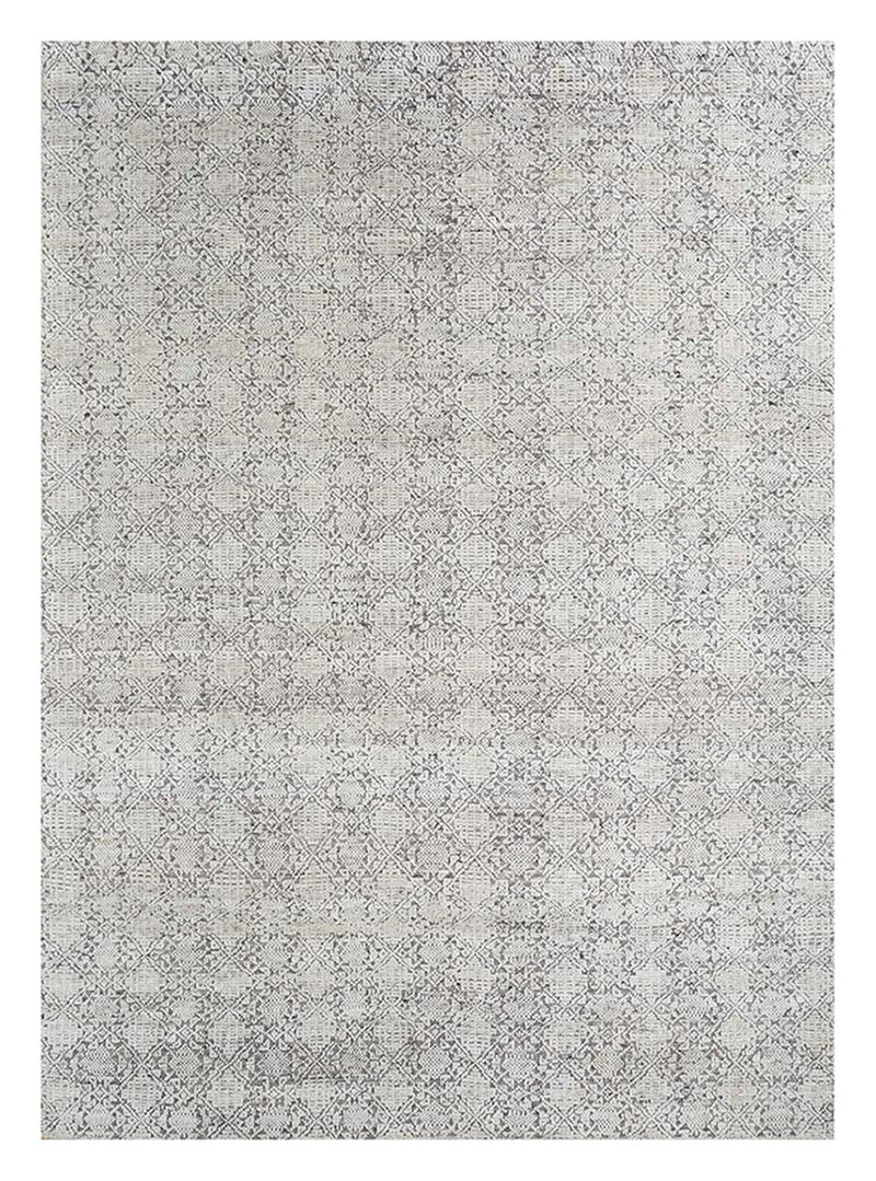 Wollteppich - 240 x 300 cm - hellgrau