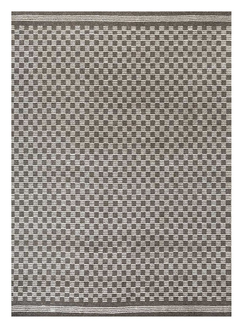 Teppich - 240 x 300 cm - schwarz-weiß