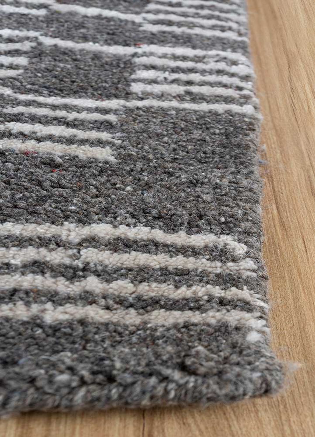 Wollteppich - 240 x 300 cm - taupe