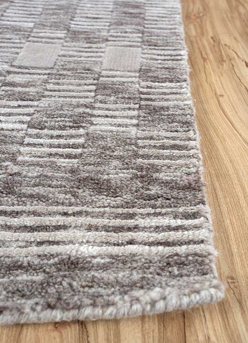 Wollteppich - 240 x 300 cm - taupe