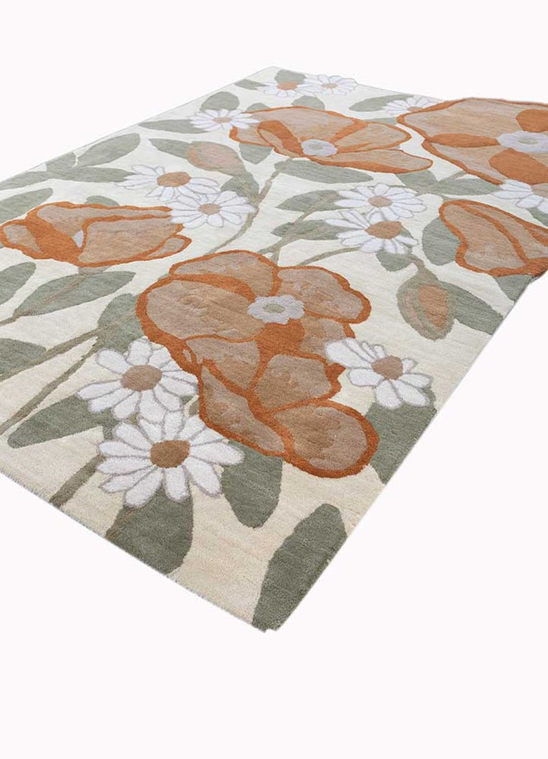 Wollteppich sonderform  - 180 x 270 cm - mehrfarbig