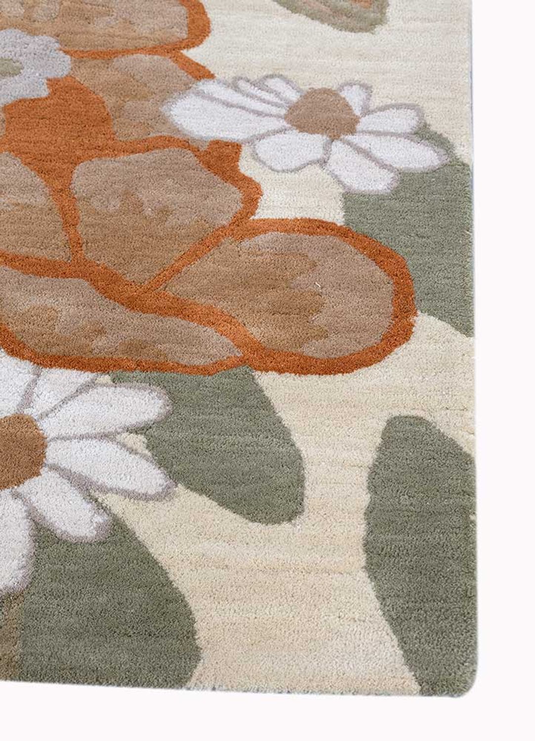 Wollteppich sonderform  - 180 x 270 cm - mehrfarbig
