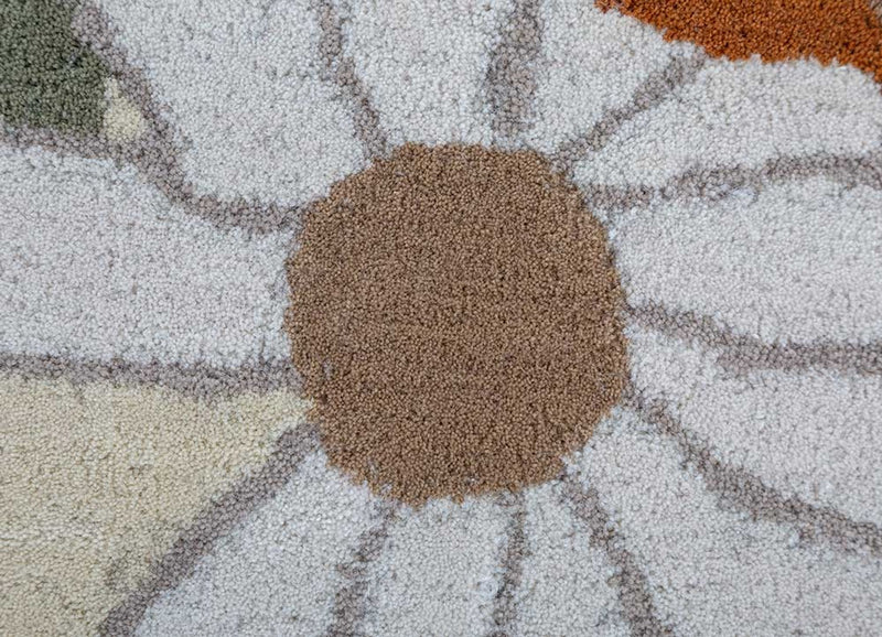 Wollteppich sonderform  - 180 x 270 cm - mehrfarbig
