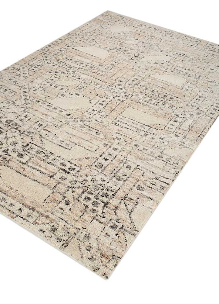 Wollteppich - 150 x 240 cm - creme