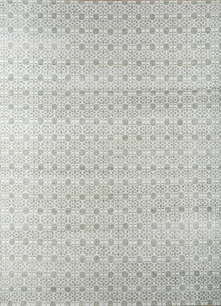 Wollteppich - 180 x 270 cm - hellgrau