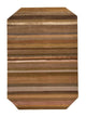 Wollteppich sonderform  - 180 x 270 cm - blau
