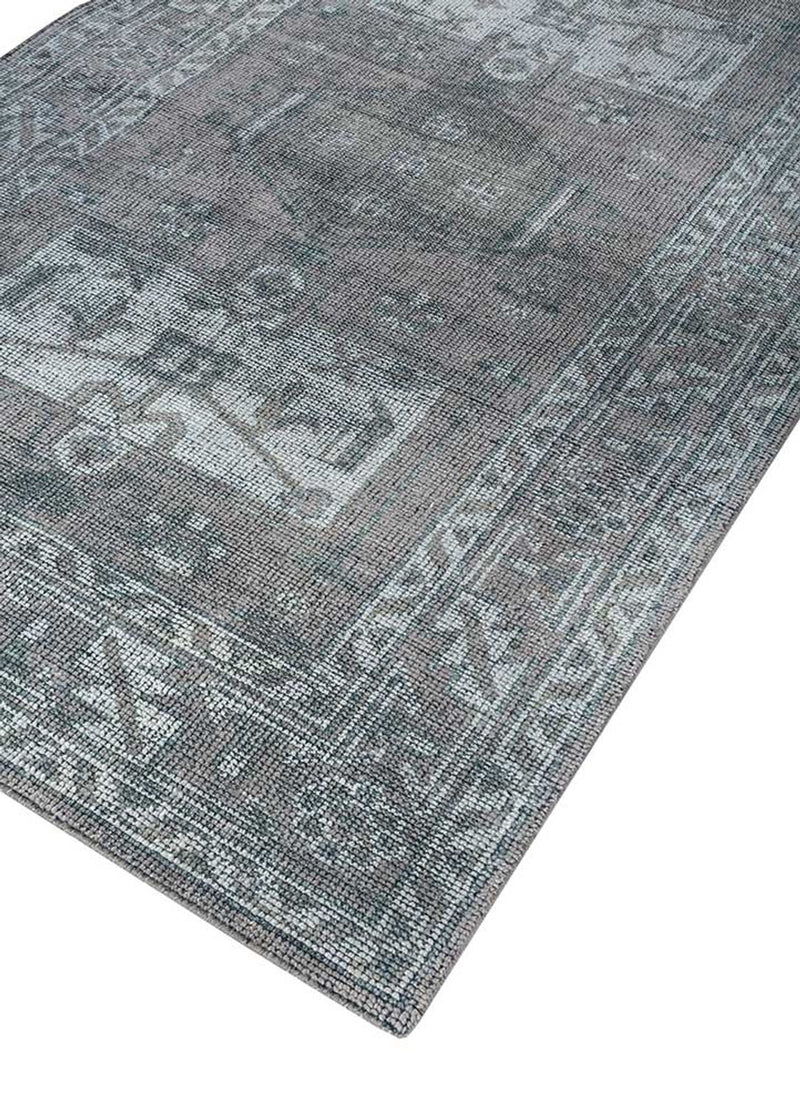 Vintage Teppich - 150 x 240 cm - grau