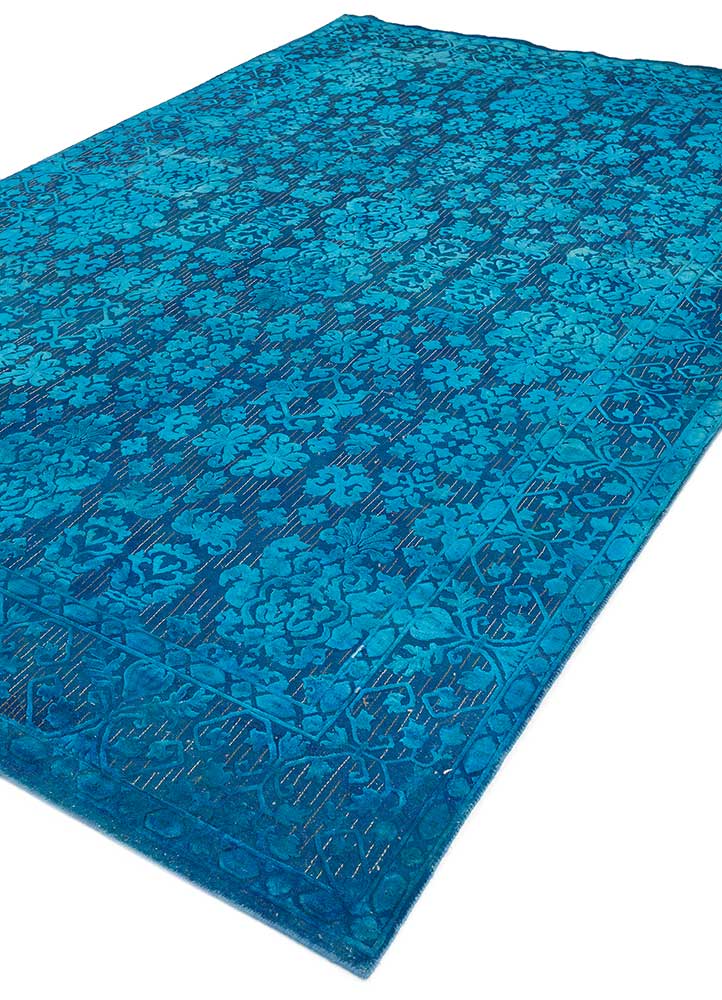 Wollteppich - 200 x 300 cm - dunkelblau