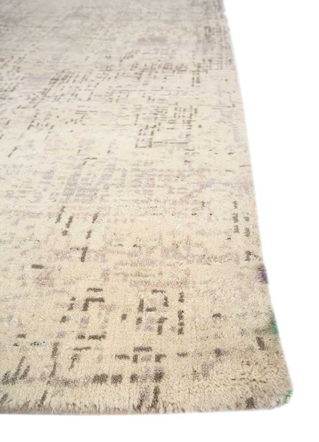 Wollteppich - 240 x 300 cm - hellbeige