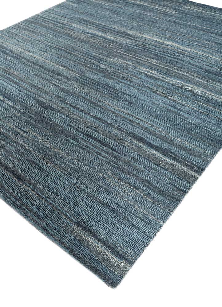 Wollteppich - 240 x 300 cm - seeblau