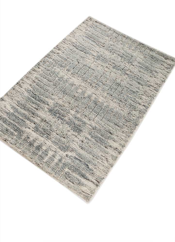 Wollteppich - 60 x 90 cm - grau