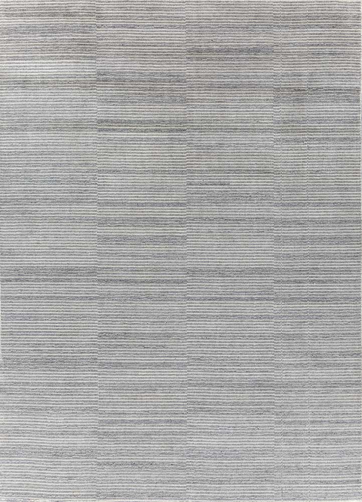 Wollteppich - 180 x 270 cm - hellgrau