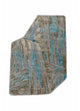 Designer Teppich sonderform  - 180 x 270 cm - blau