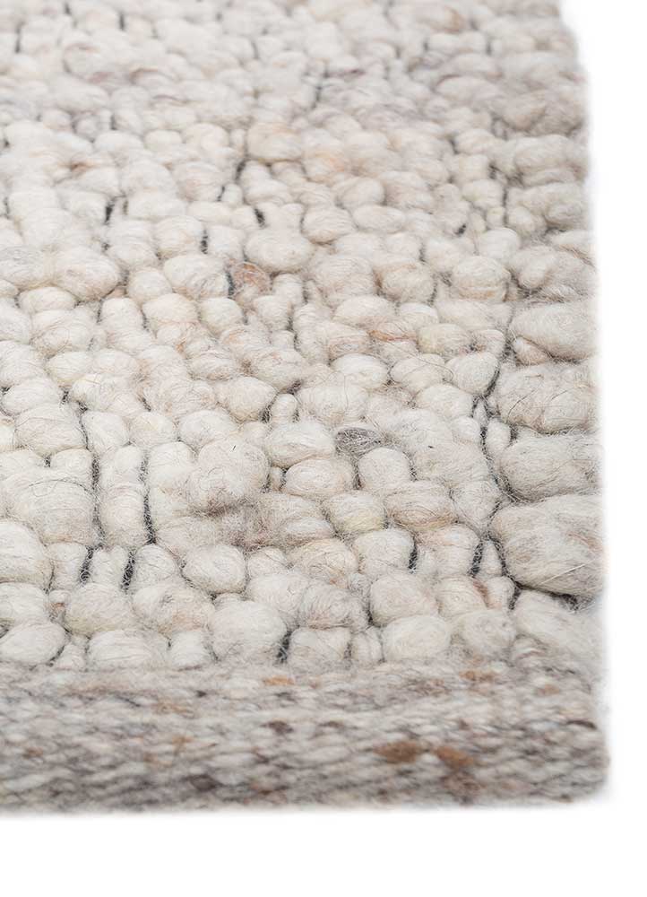 Wollteppich - 180 x 240 cm - creme