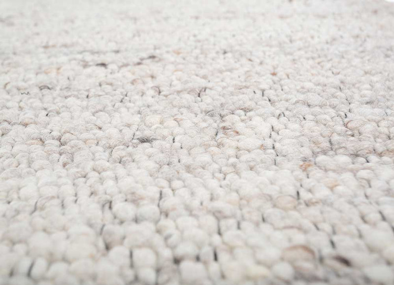 Wollteppich - 180 x 240 cm - creme