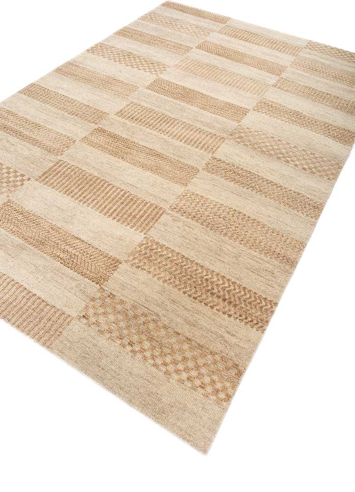 Wollteppich - 180 x 270 cm - gold