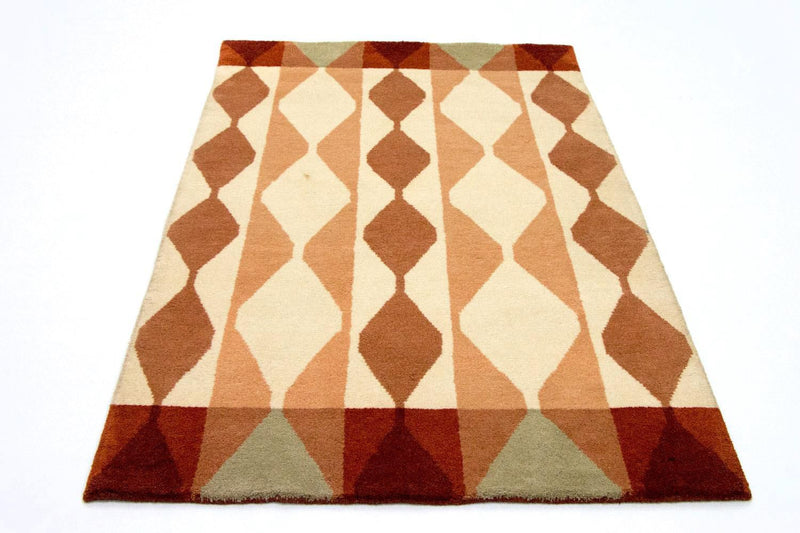 Gabbeh Teppich Indus 119x182cm - Wollteppich - mehrfarbig