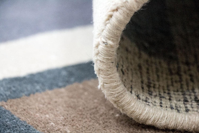 Gabbeh Teppich Indus 135x204cm - Wollteppich - beige