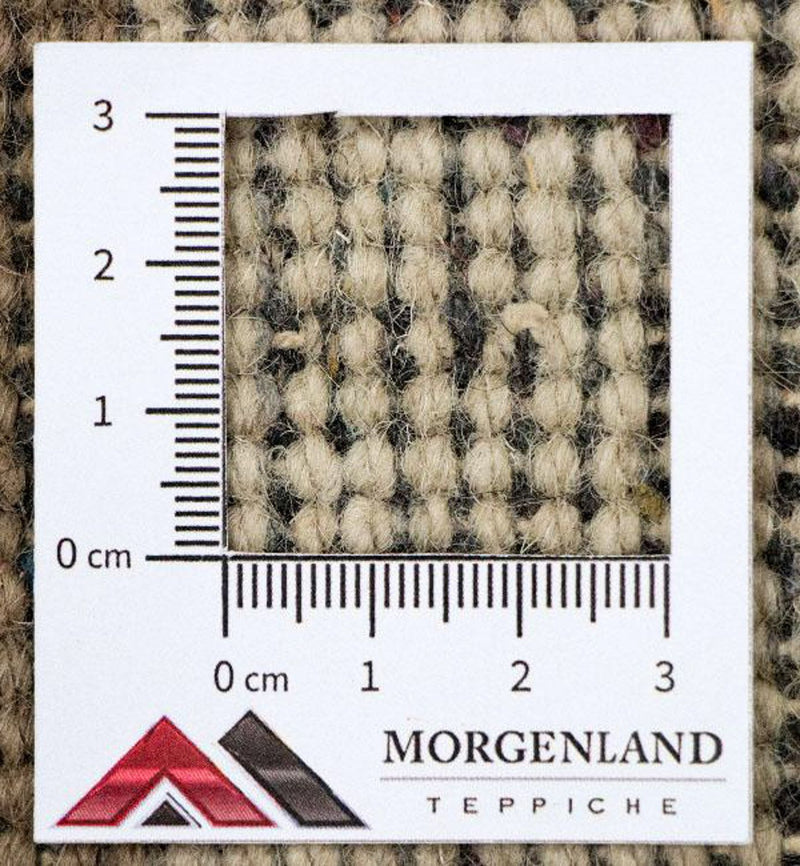 Gabbeh Teppich Indus 135x204cm - Wollteppich - beige