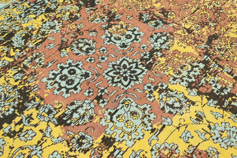 Vintage Teppich 80x300cm - gold