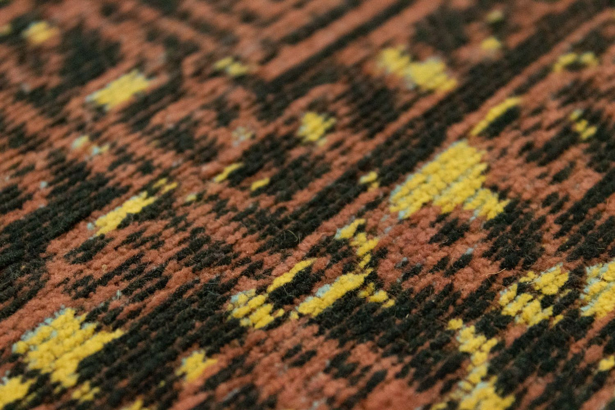 Vintage Teppich 80x300cm - gold