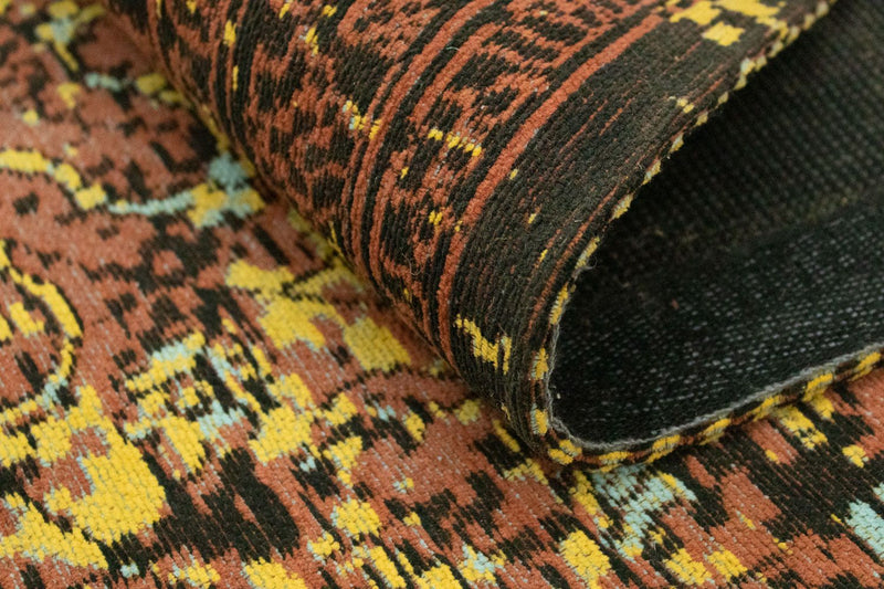 Vintage Teppich 80x300cm - gold