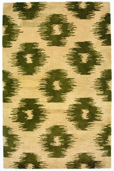 Wollteppich 155x240cm - grün