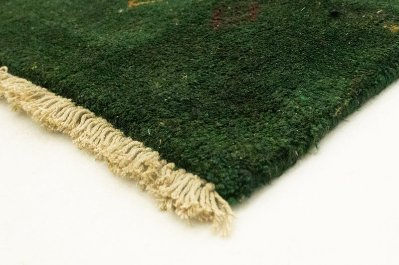Gabbeh Teppich - Indus 200 x 300 cm - dunkelgrün