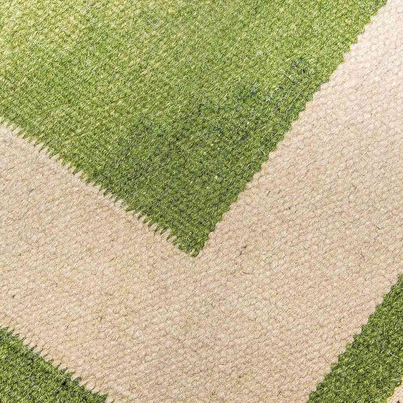 Kelim Teppich - Trendy 80 x 250 cm - grün