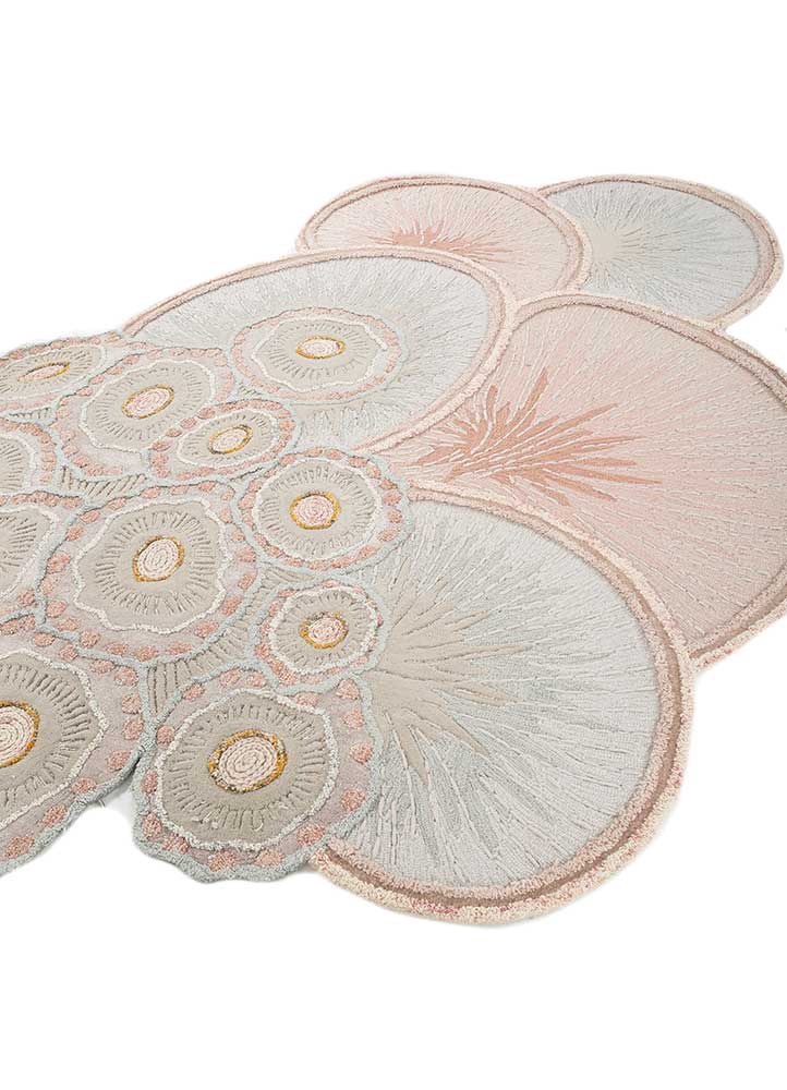 Wollteppich sonderform  - 180 x 240 cm - beige
