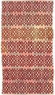 Kelim Afghan Teppich 127x240cm - mehrfarbig
