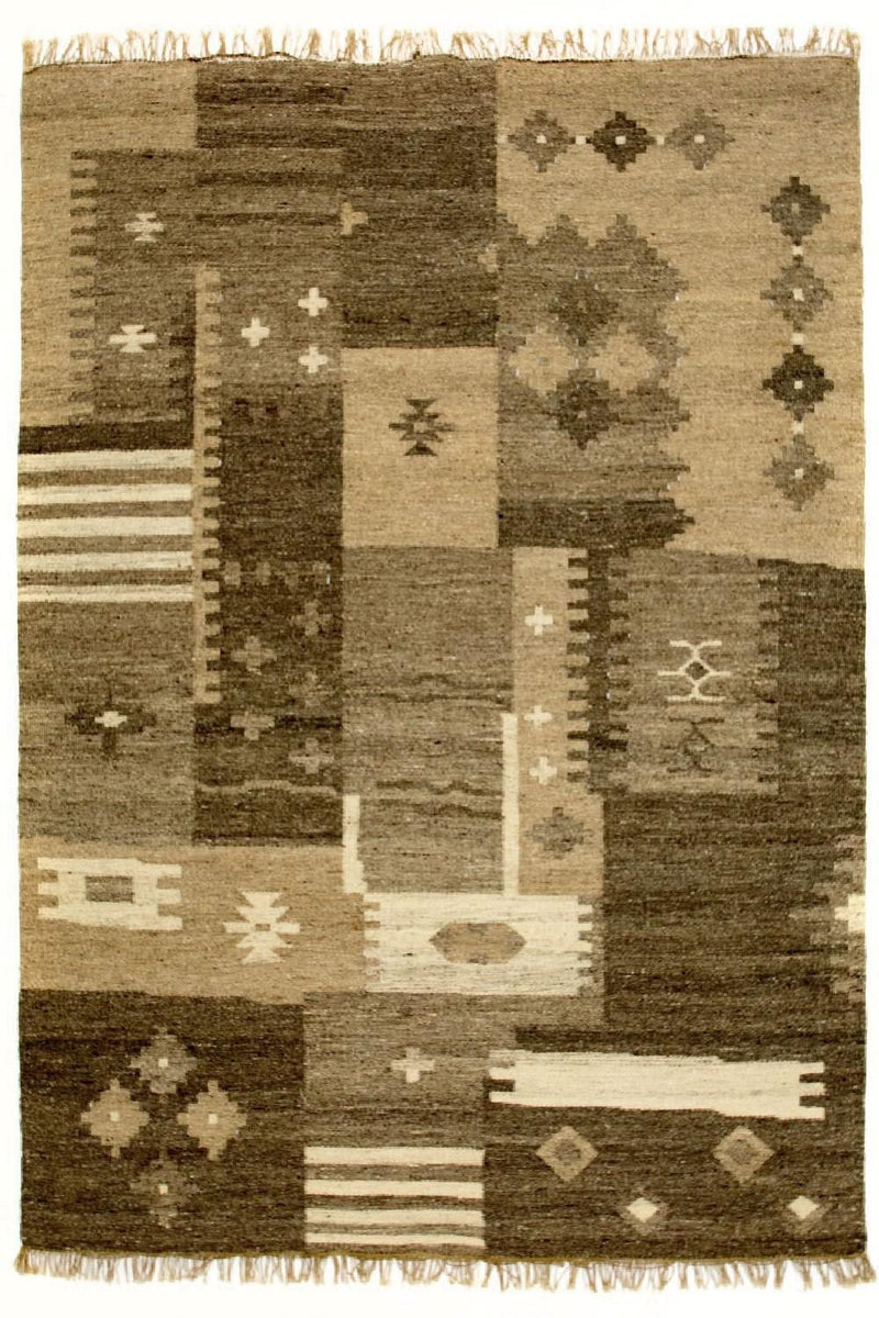 Kelim Teppich - Trendy 140 x 200 cm - mehrfarbig