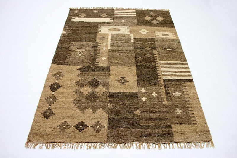 Kelim Teppich - Trendy 140 x 200 cm - mehrfarbig