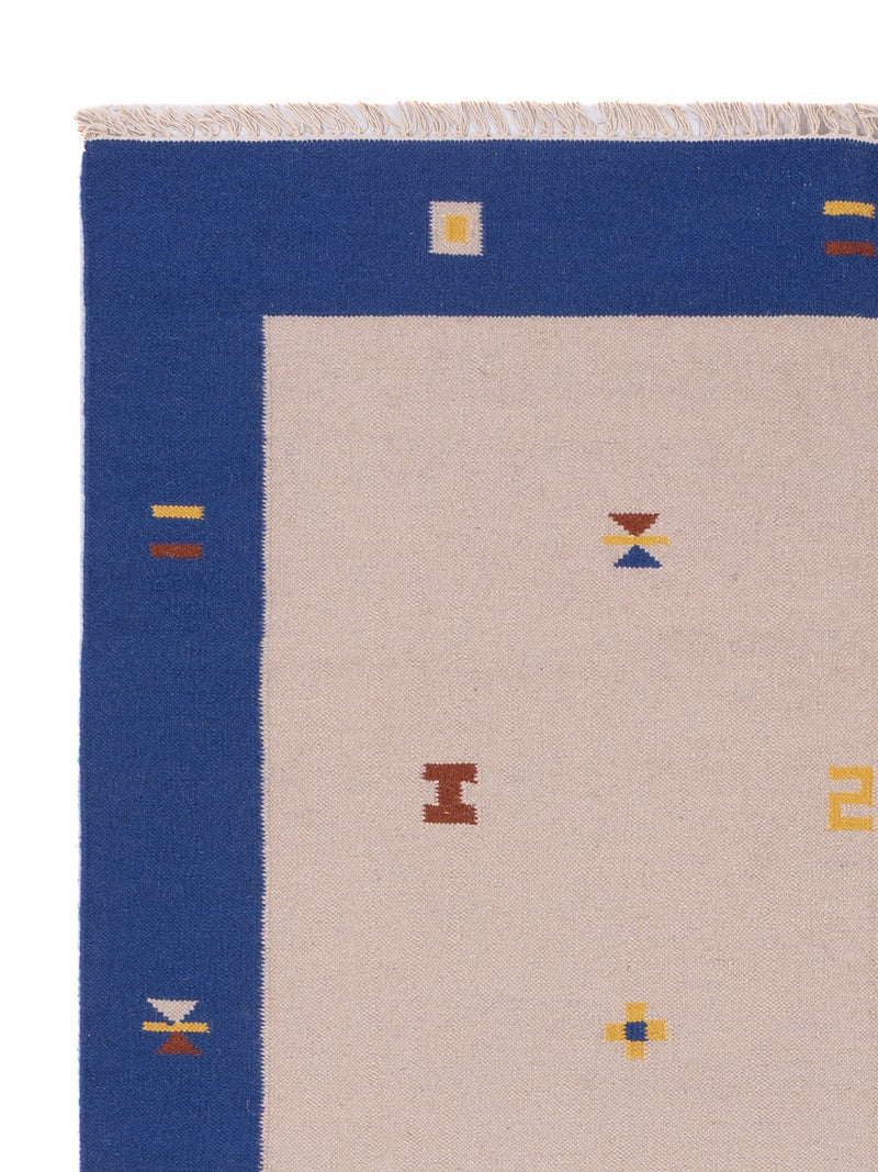 Kelim Modern Teppich 170x240cm - beige