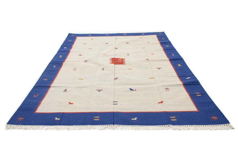 Kelim Modern Teppich 200x300cm - beige